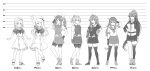  6+girls ahoge akebono_(kancolle) akebono_kai_ni_(kancolle) asymmetrical_clothes belt bike_shorts bike_shorts_under_skirt choker commentary_request dress dress_shirt fingerless_gloves full_body gloves greyscale hair_ribbon hairband hands_on_own_hips hat height_chart height_difference height_mark highres jacket janus_(kancolle) jervis_(kancolle) kagerou_(kancolle) kagerou_kai_ni_(kancolle) kantai_collection long_hair mary_janes monochrome multiple_girls neck_ribbon neckerchief one_eye_closed open_mouth parted_bangs pleated_skirt ponytail puffy_short_sleeves puffy_sleeves revision ribbon sailor_collar sailor_dress sailor_hat sailor_shirt school_uniform serafuku shiranui_(kancolle) shiranui_kai_ni_(kancolle) shiratsuyu_(kancolle) shiratsuyu_kai_ni_(kancolle) shirt shoes short_hair short_sleeves shorts shorts_under_skirt side_ponytail single_thighhigh skirt tenshin_amaguri_(inobeeto) thighhighs twintails vest whistle whistle_around_neck yahagi_(kancolle) yahagi_kai_ni_(kancolle) 