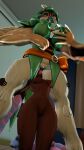  3d_(artwork) absurd_res anthro between_legs bonepie clenching cunnilingus decidueye digital_media_(artwork) duo female female/female funny_face generation_4_pokemon generation_7_pokemon hands_on_legs hands_on_own_breasts head_between_thighs hi_res kneeling lopunny mostly_clothed nintendo nude open_mouth oral pokemon pokemon_(species) sex size_difference source_filmmaker standing_over underneath vaginal 