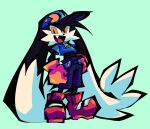  2023 absurd_res anthro bandai_namco clothing footwear giganide gloves handwear hi_res klonoa klonoa_(series) lagomorph looking_at_viewer male mammal open_mouth simple_background solo 