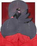  abdominal_bulge absurd_res ahegao anal anal_penetration anthro anus back_boob beanie big_breasts big_butt big_penis bodily_fluids bottomless breasts butt clothed clothing double_anal double_penetration feathers female genitals grey_body group hat headgear headwear helluva_boss hi_res huge_breasts huge_butt huge_penis hyper hyper_breasts hyper_butt hyper_genitalia hyper_penis looking_pleasured male male/female non-mammal_breasts octavia_(helluva_boss) open_mouth owl_demon penetration penis red_body red_sclera shirt stemingbunbun sweat sweaty_butt tail_feathers tongue tongue_out topwear trio 