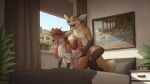  16:9 2023 ambiguous_penetration anthro bottomless breasts brown_body brown_fur canid canine clothed clothing duo female fox fur hi_res jishinu male male/female mammal multicolored_body multicolored_fur penetration red_body red_fox red_fur sex tan_body tan_fur white_body white_fur widescreen 