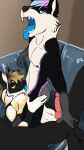  2d_animation 9:16 android animated anonymous_artist anthro balls blue_insides butt canid canine canis cyanotic_epithelium digital_media_(artwork) duo erection fellatio fur genitals hi_res ikari_(pola) loop machine male male/male male_penetrating mammal nude oral oral_only oral_penetration penetration penile penile_penetration penis robot rotoscoping sex short_playtime simple_background 
