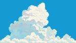  bangqiao_yan blue_sky cloud day highres no_humans original outdoors scenery sky sky_focus 