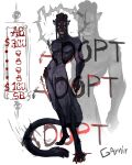  absurd_res adoption anthro felid furry gore hi_res male male/male mammal pantherine snow_leopard solo sweetgarnir tail voodoo 