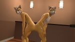  anthro ass_to_ass canid canine conjoined conjoined_at_butt duo fox fox_mccloud hi_res male male/male mammal nintendo nude star_fox 