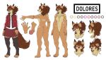  absurd_res anthro canid canine canis danglebat dolores_(danglebat) domestic_dog female fycroh hi_res humanoid liltaiga4 mammal model_sheet solo 