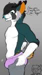  absurd_res anthro bulge butt character_hakira clothing deer domestic_cat felid feline felis fluffy hi_res male mammal meme munchkinzilla solo spy tight_clothing tight_pants_(meme) 