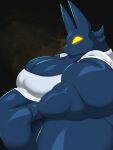  2023 3:4 absurd_res alien alien_humanoid anthro belly belly_grab belly_squish big_belly big_breasts blue_body breasts cel_shading chubby_cheeks clothing detailed_background digital_media_(artwork) double_chin fat_rolls female glistening glistening_body glowing glowing_eyes hi_res huge_breasts huge_thighs humanoid morbidly_obese morbidly_obese_anthro morbidly_obese_female no_pupils not_furry obese obese_anthro obese_female overweight overweight_anthro overweight_female shaded solo solo_focus squish thick_arms thick_thighs tight_clothing tight_topwear topwear weight_gain yellow_eyes yosioka_san 
