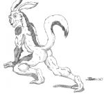  2020 anthro butt fur half-closed_eyes looking_at_viewer looking_back male mammal marcushunter mouth_closed narrowed_eyes nude pose radarr raised_tail signature smile smiling_at_viewer smirk solo storm_hawks tail 