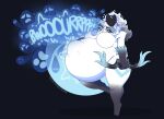  anthro anthro_pred belly big_belly big_breasts bovid breasts burp_cloud burping caprine digital_media_(artwork) featureless_breasts female female_pred ghost hi_res holding_bow_(weapon) holding_object holding_weapon kindred_(lol) kingcreep105 lamb_(lol) league_of_legends mammal mask riot_games sheep soul_vore spirit vore weapon 