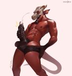  2023 abs anthro athletic athletic_male balls bone claws clothed clothing crescent_yeen digital_drawing_(artwork) digital_media_(artwork) ear_piercing ejaculation erection facial_piercing finger_claws genital_piercing genitals hand_on_penis hi_res horn horn_jewelry horn_ring humanoid_genitalia humanoid_penis jewelry male masturbation nipple_piercing nipples nose_piercing nose_ring open_mouth penis penis_piercing piercing pubes red_body ring_(jewelry) ring_piercing simple_background skull skull_head solo tail teeth tongue tongue_out underwear underwear_only white_background 