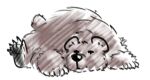  bear bear_doodle_lol laying_on_ground lazy mammal 
