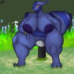  absurd_res anthro belly big_belly big_breasts big_butt bollard breasts butt cosmosarts dildo dildo_in_pussy dildo_insertion erect_nipples female generation_5_pokemon hi_res legendary_pokemon looking_pleasured nintendo nipples penetration pokemon pokemon_(species) sex_toy sex_toy_in_pussy sex_toy_insertion solo sorine_(herobotanist) thick_thighs vaginal vaginal_penetration wide_hips zekrom 