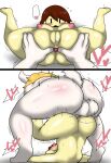  &lt;3 anthro anus asgore_dreemurr blonde_hair bodily_fluids boss_monster bovid breasts brown_hair caprine chara_(undertale) dominant dominant_male duo enigi09 female fur genitals goat hair hi_res horn human humanoid interspecies legs_up male male/female male_penetrating mammal motion_lines nervous penetration piledriver_position pussy rosy_cheeks sex shaking simple_background spread_anus spread_legs spreading submissive submissive_female sweat tail technical_incest tongue trembling undertale undertale_(series) white_body white_fur 