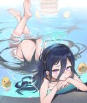  &lt;key&gt;_(blue_archive) 1girl aris_(blue_archive) ass bath bathing bathtub black_hair black_hairband blue_archive blue_hair blush box cardboard_box completely_nude dark_blue_hair dream_of_pears green_halo hair_between_eyes hairband halo highres long_hair looking_at_viewer lying nude on_stomach one_side_up partially_submerged pink_eyes ringed_eyes rubber_duck solo very_long_hair water water_drop wet 