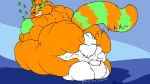 16:9 anal anthro barazoku between_cheeks big_butt butt butt_smother canid canine canis digital_media_(artwork) domestic_dog dominant duo facesitting fat_rolls fluffy fluffy_tail fox fujiyama_inushiro(fujiyamasamoyed) fujiyama_samoyed_(artist) fur green_body green_fur hi_res huge_butt huge_thighs hybrid hyper hyper_butt japanese_text looking_back male male/male male_penetrated male_penetrating male_penetrating_male mammal moan morbidly_obese morbidly_obese_anthro neck_tuft nordic_sled_dog nude obese obese_anthro obese_male oral orange_body orange_fur overweight overweight_anthro overweight_male penetration procyonid raccoon rimming samoyed sex simple_background sitting_on_another size_difference smile smirk smothering snickering spitz tail text thick_thighs tuft white_body white_fur wide_hips widescreen 