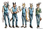  absurd_res anthro artist beastars canid canine canis clothing coyote deaf domestic_dog drawing english_text fan_character fennec fox gil_(greatlizardwizard) group herding_dog hi_res hybrid hyena ibuki_ii_(greatlizardwizard) jiro_(greatlizardwizard) katsu_(greatlizardwizard) lucas_(greatlizardwizard) male mammal muscular muscular_anthro muscular_male mute old_english_sheepdog pastoral_dog roommate school_uniform sheepdog simon_(greatlizardwizard) spotted_hyena student sunny_frostwolf text tibetan_sand_fox uniform 