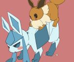  animated eevee eeveelution female generation_1_pokemon generation_4_pokemon glaceon kagura_0471 male nintendo pokemon pokemon_(species) sex 