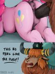  2023 cutie_mark dialogue digital_media_(artwork) dosh earth_pony english_text equid equine female female_penetrated feral friendship_is_magic genitals hasbro hi_res horse male male/female male_penetrating male_penetrating_female mammal my_little_pony penetration penis pinkie_pie_(mlp) pony sex text 
