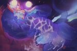  anthro aurelion_sol_(lol) balls big_penis bodily_fluids cum cum_on_balls cum_on_chest cum_on_own_chest cum_on_self dragon eastern_dragon erection genital_fluids genitals hand_behind_head heckded hi_res horn humanoid_genitalia humanoid_penis league_of_legends male muscular muscular_anthro muscular_male nude pecs penis purple_body riot_games scalie solo thick_penis 