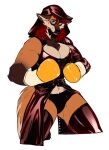  alpha_channel amira_winters anthro athletic athletic_anthro athletic_female big_breasts boxing_gloves breasts candidteeth_(artist) canid canine canis cheek_tuft clothing facial_tuft female fur hair handwear hi_res inner_ear_fluff leather mammal maned_wolf muscular muscular_female solo tight_clothing tuft underwear wolf 