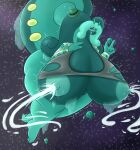  absurd_res anthro big_breasts bodily_fluids breast_expansion breasts butt butt_expansion clothing expansion female floating generation_6_pokemon goo_hair goodra green_hair growth hair hi_res huge_breasts hungry hyper hyper_breasts lactating larger_female macro nintendo nipples object_vore overweight overweight_anthro overweight_female planet planet_vore pokemon pokemon_(species) pseudo_hair reygunpocket_(artist) size_difference slime solo tail thick_thighs vore wardrobe_malfunction 