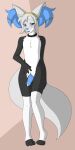  accessory anthro blush bodily_fluids clothing collar cum cum_on_penis delphox fluffy generation_6_pokemon genital_fluids genitals girly headband hi_res legwear male nintendo penis pokemon pokemon_(species) rune_(~hey_yo~) solo stockings tsukiyume 