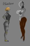  @sunraw4 absurd_res atomic_heart big_breasts breasts butt digital_drawing_(artwork) digital_media_(artwork) duo erect_nipples female haydee_(game) hi_res human humanoid machine mammal mature_female muscular_thighs nipples robot robot_humanoid 