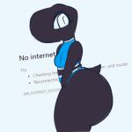  ambiguous_gender animated anthro big_butt butt dinosaur_(google_chrome) google google_chrome hands_in_lap hi_res huge_butt looking_back mochidango short_tail smile smirk solo sportswear tail text thick_thighs twerking 