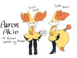  aaron_akio aaron_the_braixen anthro braixen concept_art generation_6_pokemon lucazura male nintendo pokemon pokemon_(species) solo 