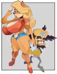  activision anthro big_breasts breasts butt crabtopus crash_bandicoot_(series) doctor_neo_cortex duo female fur hi_res huge_breasts human larger_female male male/female mammal size_difference smaller_male tawna_bandicoot thick_thighs 