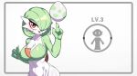  2023 3_fingers breasts collarbone drunk_oak egg female fingers gardevoir generation_3_pokemon green_hair hair hair_over_eye hi_res humanoid nintendo one_eye_obstructed pokemon pokemon_(species) pokemon_egg tongue tongue_out white_body white_breasts white_skin 