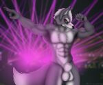  animal_genitalia anthro balls canid canine canis digital_media_(artwork) genitals hi_res invalid_tag male mammal nintendo nude o&#039;donnell pose purple rave sheath solo star_fox wolf 