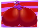  absurd_res anthro big_breasts big_butt breasts butt candy cyandrive98 dessert female food food_creature gummy_(food) gummy_worm heterochromia hi_res huge_breasts huge_butt hyper hyper_butt looking_at_viewer looking_back multicolored_body nude smile solo two_tone_body worm 