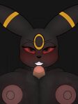  absurd_res anthro big_breasts black_body blush breasts digital_media_(artwork) duo eeveelution erection female galaxyhusky generation_2_pokemon genitals hi_res human interspecies male male/female mammal nintendo nipples nude penis pokemon pokemon_(species) simple_background smile umbreon 