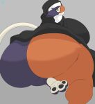  absurd_res anthro big_breasts big_butt breasts butt calico_cat clothing domestic_cat epic_games felid feline felis female fortnite hi_res huge_breasts huge_butt huge_thighs looking_at_viewer looking_back mammal meow_skulls_(fortnite) multicolored_body nun_outfit robe smile solo thick_thighs yellow_eyes zudofu 