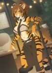  absurd_res anifansy anthro barista felid female hi_res mammal pantherine solo tiger 