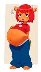  female hellbrain hi_res parappa_the_rapper pregnant pregnant_female solo sony_corporation sony_interactive_entertainment third-party_edit um_jammer_lammy 