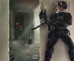  abandoned_building absurd_res anthro bomb clothing deer detonator explosives gun hi_res juckxony male mammal military ranged_weapon rifle soldier solo tactical_gear tinckperunx16 uniform warrior weapon 