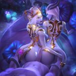  1:1 3d_(artwork) abs absurd_res accessory big_butt big_penis blizzard_entertainment breasts butt butt_grab collaborative collaborative_hot_dogging collaborative_sex digital_media_(artwork) draenei female female/female furgonomics genitals glowing glowing_eyes group hand_on_butt hi_res horn horn_jewelry hot_dogging humanoid jewelry lightforged_draenei lips looking_at_viewer looking_back male male/female markings penis sex tail tail_accessory tail_jewelry tail_wrapped thick_thighs thismelancholic trio warcraft wide_hips 