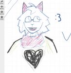  &lt;3 :3 :d anthro bovid caprine clothing collaboration colored darkner deltarune epic_face eyewear fluffy fur glasses goat green_clothing horn horned_humanoid humanoid humor male male/male mammal microsoft_paint ralsei scarf screencap sillylar sketch smile solo undertale undertale_(series) white_body white_fur whiteboard 