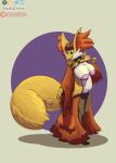  absurd_res after_transformation breasts canid canine canis delphox domestic_dog dustyerror female fox generation_6_pokemon hi_res mammal nintendo pokemon pokemon_(species) transformation 