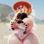  3d_(artwork) ambiguous_gender android animatronic beach big_breasts big_butt big_penis bikini bodily_fluids breast_play breasts bugafterdark butt circus_baby_(fnaf) clothed clothing digital_media_(artwork) duo ejaculation erection exposed_breasts female five_nights_at_freddy&#039;s five_nights_at_freddy&#039;s_2 genitals hair handjob handjob_while_penetrating hat headgear headwear hi_res huge_breasts huge_penis humanoid looking_at_viewer looking_pleasured machine marionette_(fnaf) nipples open_mouth orange_hair penile penis penis_between_breasts puppet robot robot_humanoid scottgames seaside sex sister_location size_difference skimpy steam swimwear thick_thighs titfuck tongue wide_hips 