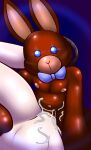  2023 absurd_res ambiguous_species anthro anthro_focus anthro_on_anthro anthro_penetrated anthro_penetrating anthro_penetrating_anthro balls_deep blue_bowtie blue_eyes bodily_fluids bow_tie bow_tie_only brown_body brown_fur cum cum_on_belly cum_on_body cum_on_leg cum_on_pussy cum_splatter duo faceless_anthro faceless_character faceless_female felino female female_penetrated female_pov first_person_view fur genital_fluids genitals glowing glowing_eyes hi_res lagomorph leporid looking_at_viewer machine male male/female male_focus male_penetrating male_penetrating_female mammal metallic_body mostly_nude nipples nude orgasm penetrated_pov penetration pink_nipples pink_pussy pupils pussy rabbit receiving_pov robot sex solo_focus sparkles tan_inner_ear vaginal vaginal_penetration white_body white_fur white_pupils 