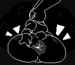  2023 anthro anus big_butt butt digital_media_(artwork) eocvevo female hi_res lagomorph leporid mammal pixel_(artwork) rabbit small_tail solo spread_butt spreading tagme tail vib-ribbon vibri 