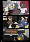  absurd_res adam(midnightmeowth) anthro clothed clothing comic dressing_up duo generation_1_pokemon generation_5_pokemon generation_6_pokemon group gustav(midnightmeowth) heliolisk hi_res jumpsuit male male/male meowth midnight_meowth nintendo pokemon pokemon_(species) solo trio zoroark 