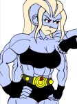  a belt clothing female fingerless_gloves generation_1_pokemon gloves handwear humanoid hybrid machamp muscular muscular_female muscular_humanoid nintendo pokemon pokemon_(species) red_eyes solo theregretter unfinished 