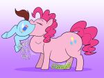  blue_body cutie_mark digital_media_(artwork) dock earth_pony equid equine eyes_closed fan_character female female_pred feral feral_pred feral_prey friendship_is_magic hair hasbro hi_res horse male male_prey mammal my_little_pony neck_bulge oral oral_vore pink_body pink_hair pink_tail pinkie_pie_(mlp) pony purple_background simple_background sound_effects swallowing swift_sketch_(character) swiftsketchpone tail vore 