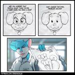  &lt;3 1:1 anime_eyes anthro biped blep blue_body blue_ears blue_fur blue_hair canid canine canis chad_(meme) clothed clothing collar comic curled_tail domestic_dog drawing duo english_text floppy_ears fox fur hair hi_res jay-r jay-r_(character) male mammal monotone_ears monotone_hair multicolored_body multicolored_fur one_eye_closed pink_inner_ear pink_nose pupils shirt slit_pupils solo_focus tail text tongue tongue_out topwear two_tone_body two_tone_fur url white_body white_fur wink 