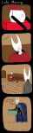  absurd_res ambiguous_gender anthro arthropod black_body clean_diaper close-up clothed clothing comic diaper diaper_fetish digital_media_(artwork) duo english_text eyes_closed female hi_res hollow_knight hollow_knight_(character) hornet_(hollow_knight) insect long_image soiledvessels tall_image team_cherry text vessel_(species) wearing_diaper 